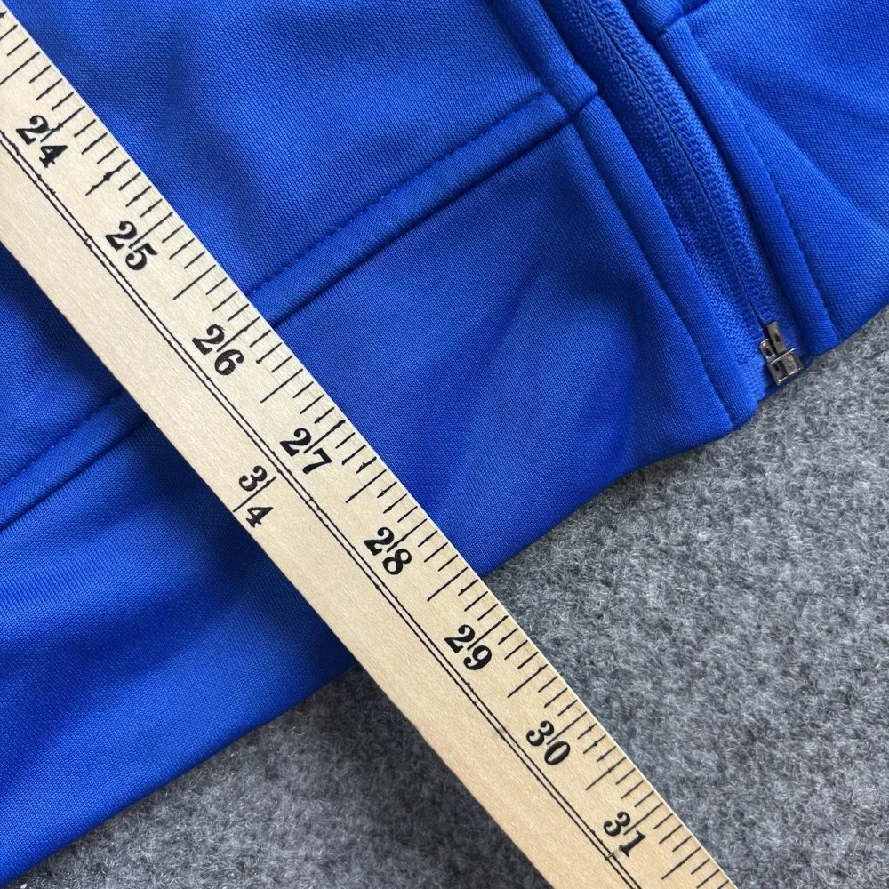 Reebok Jacket Mens Xl Blue Athletic Track Full Zip Training‎ Running Gym Active